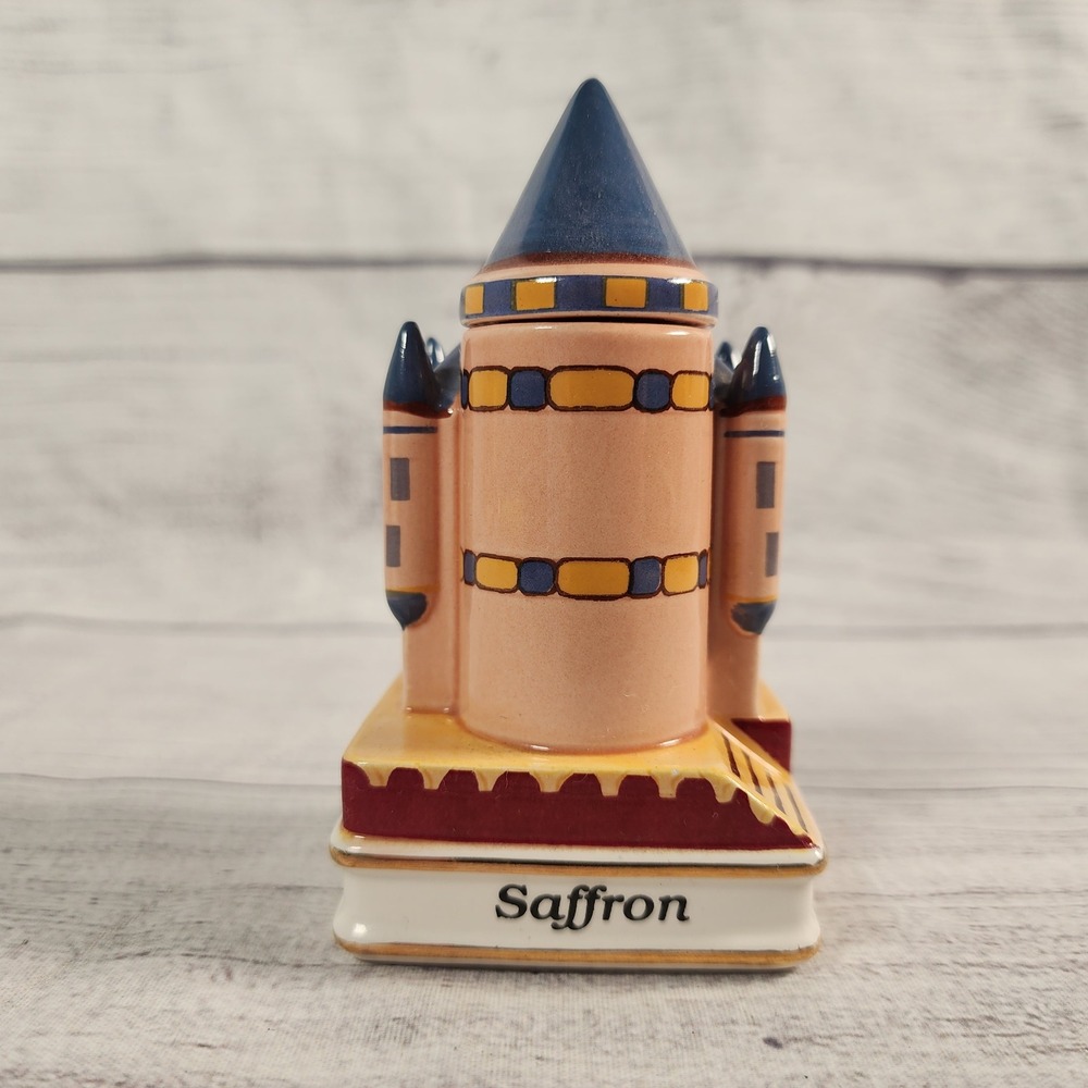 Danbury Mint Spices of the World Spain Alcazar Castle Saffron Spice Jar